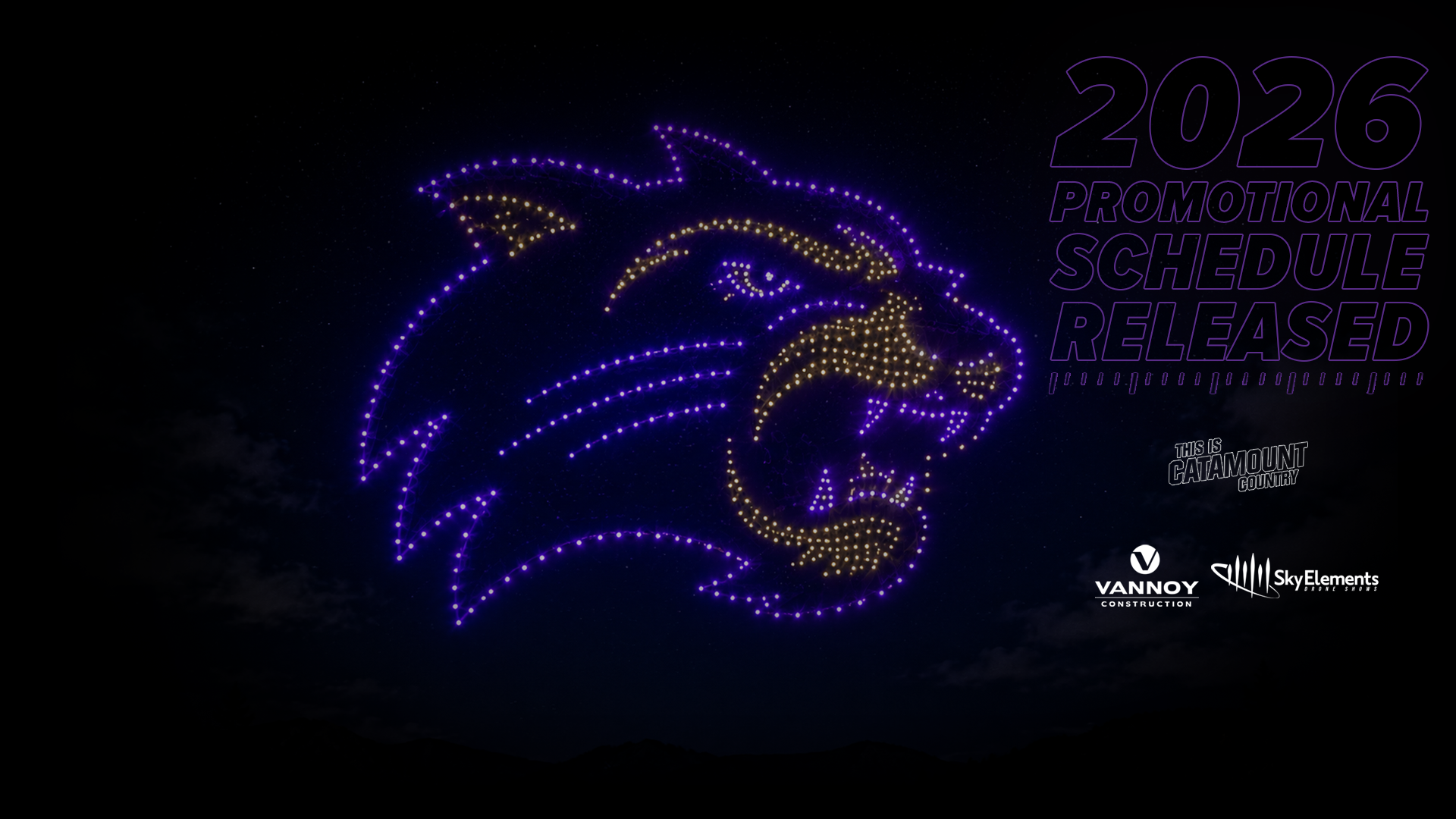 2026 - WCU Football Promotional Schedule Release - FRONT