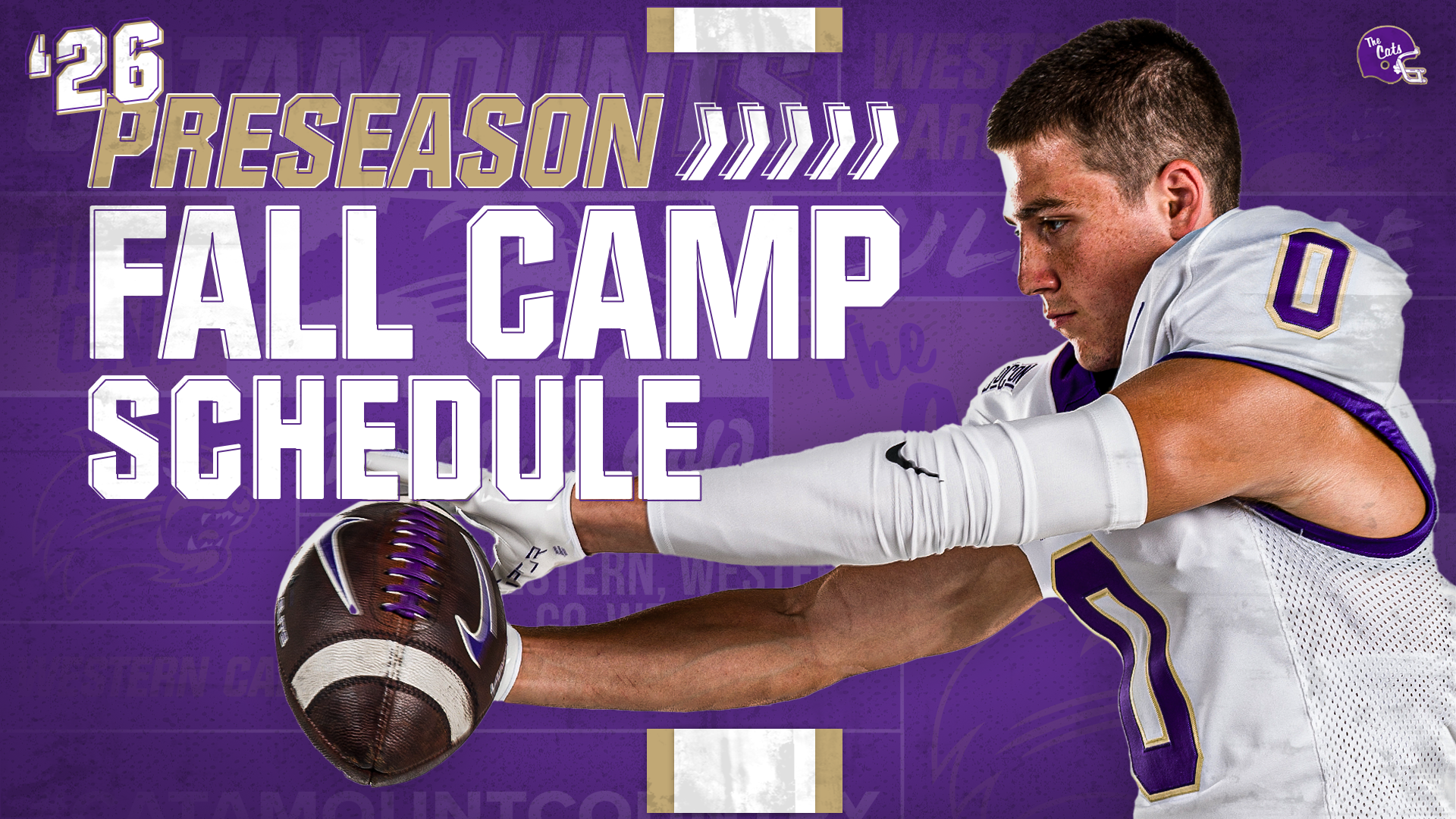 2026 - WCU Football Preseason Fall Camp Schedule - FRONT