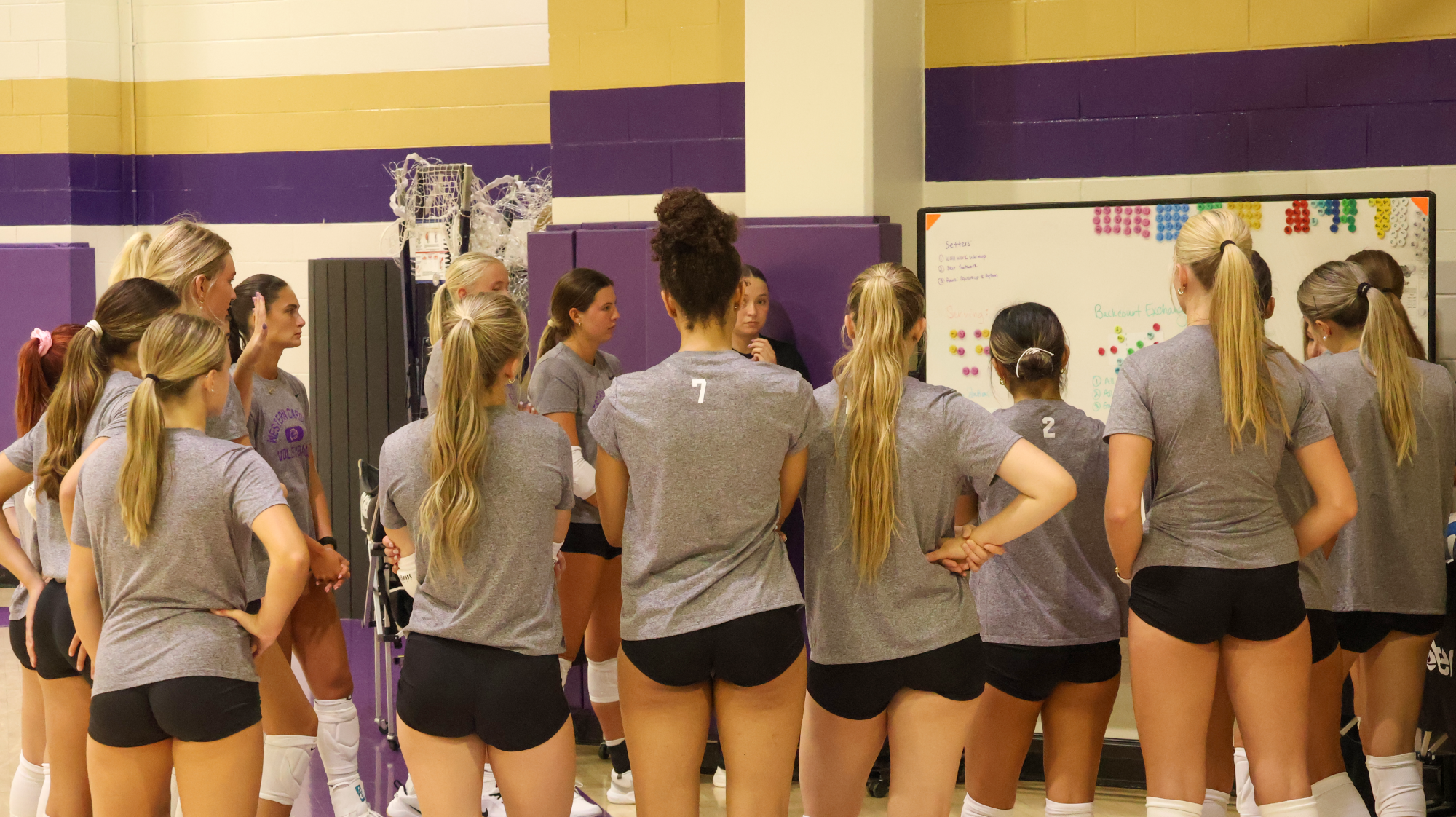 Volleyball Opened 2026 Practice on Thursday afternoon inside the Ramsey Center