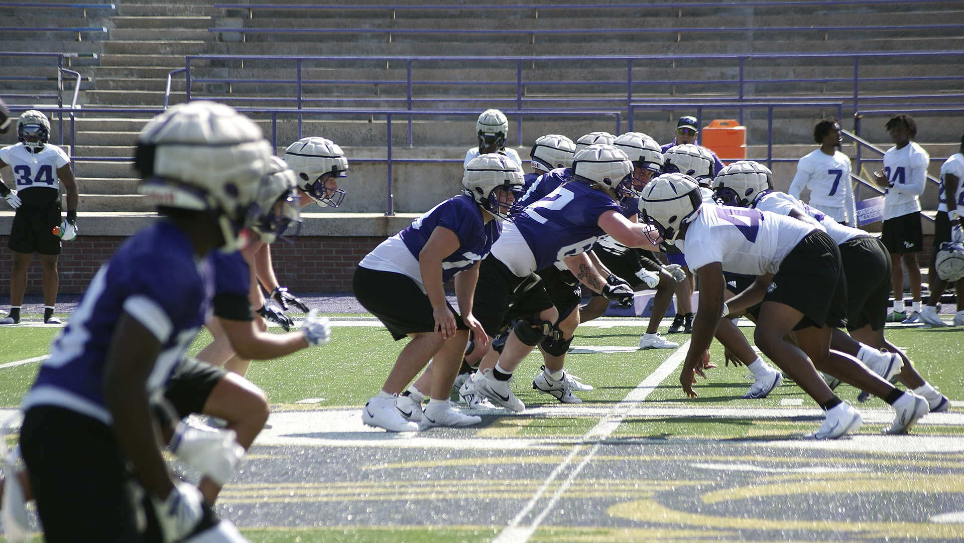Photos from Friday's second preseason Catamount football practice on Bob Waters Field at E.J. Whitmire Stadium in #CatamountCountry.