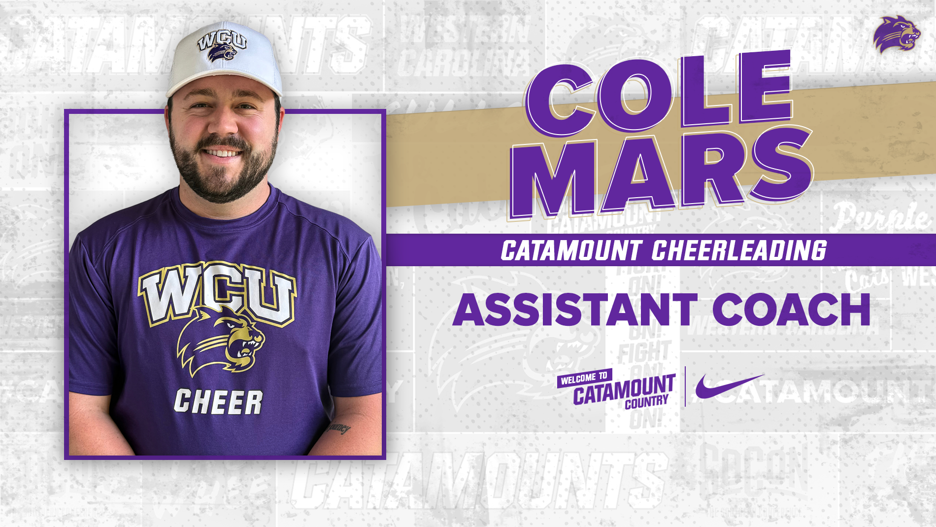 2026 - Cole Mars - Cheerleading Assistant Coach Hire - FRONT