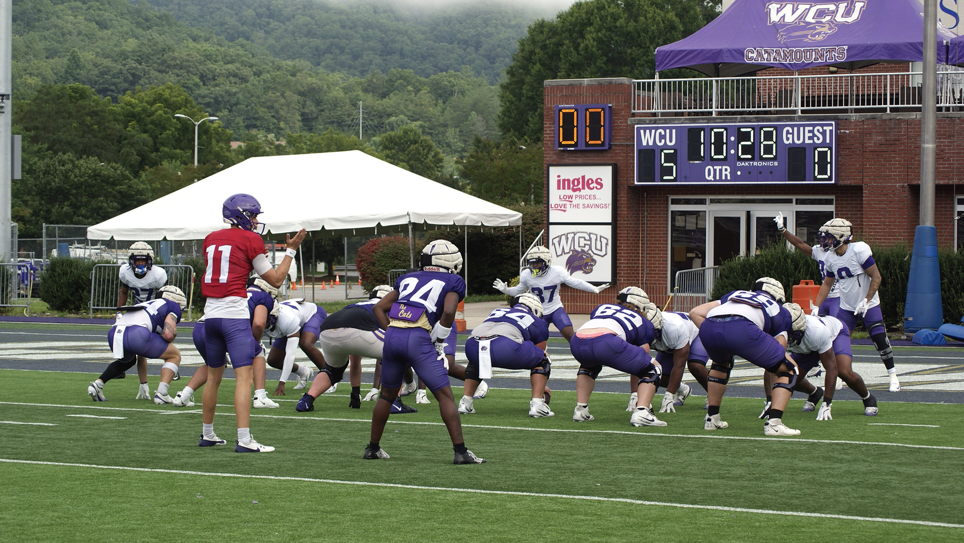 Photos from Wednesday's first practice in full pads for Western Carolina football.