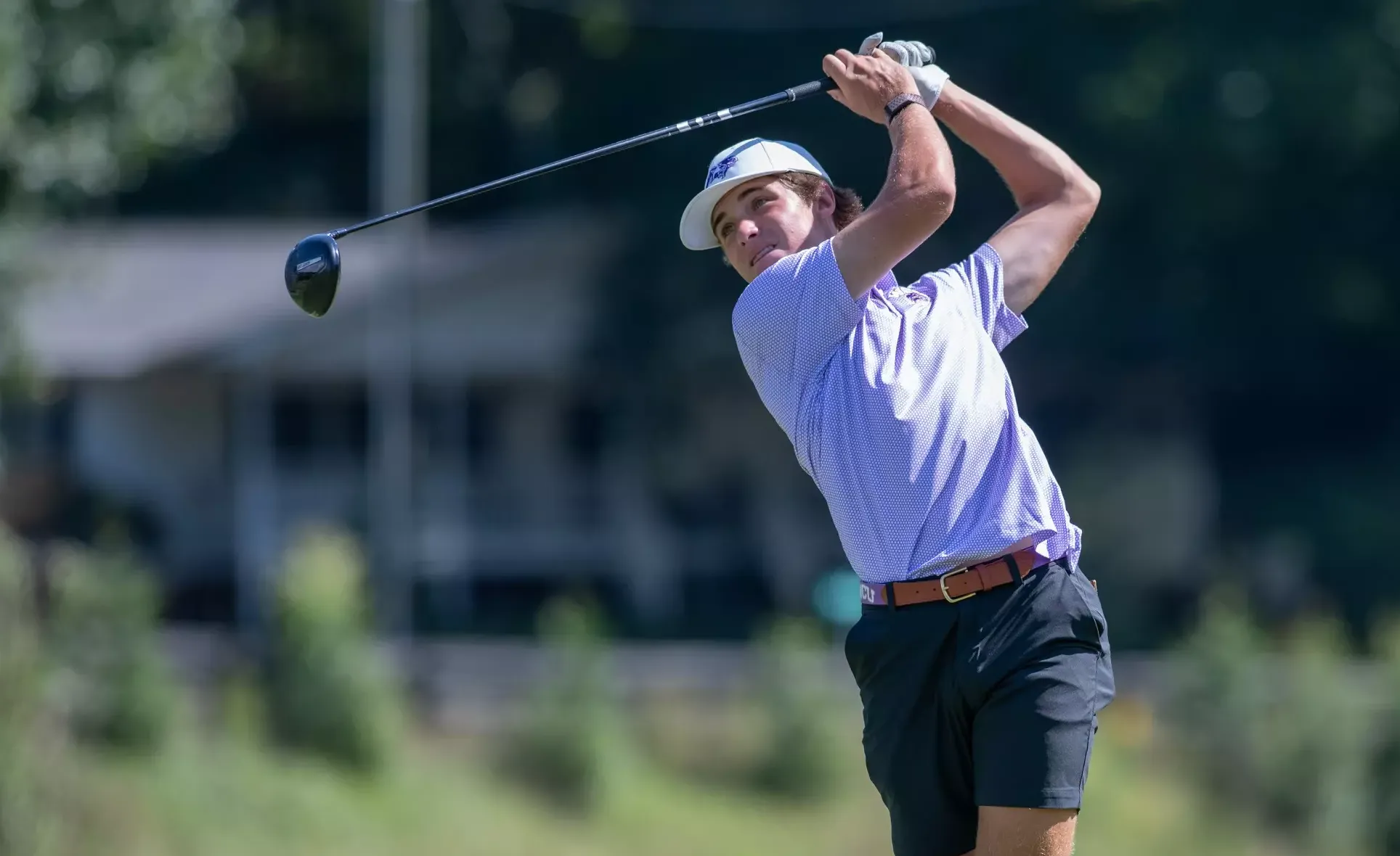 WCU's Connor Warren during Monday's second round of the 2026 JT Poston Invitational at the Waynesville Inn & Golf Club.