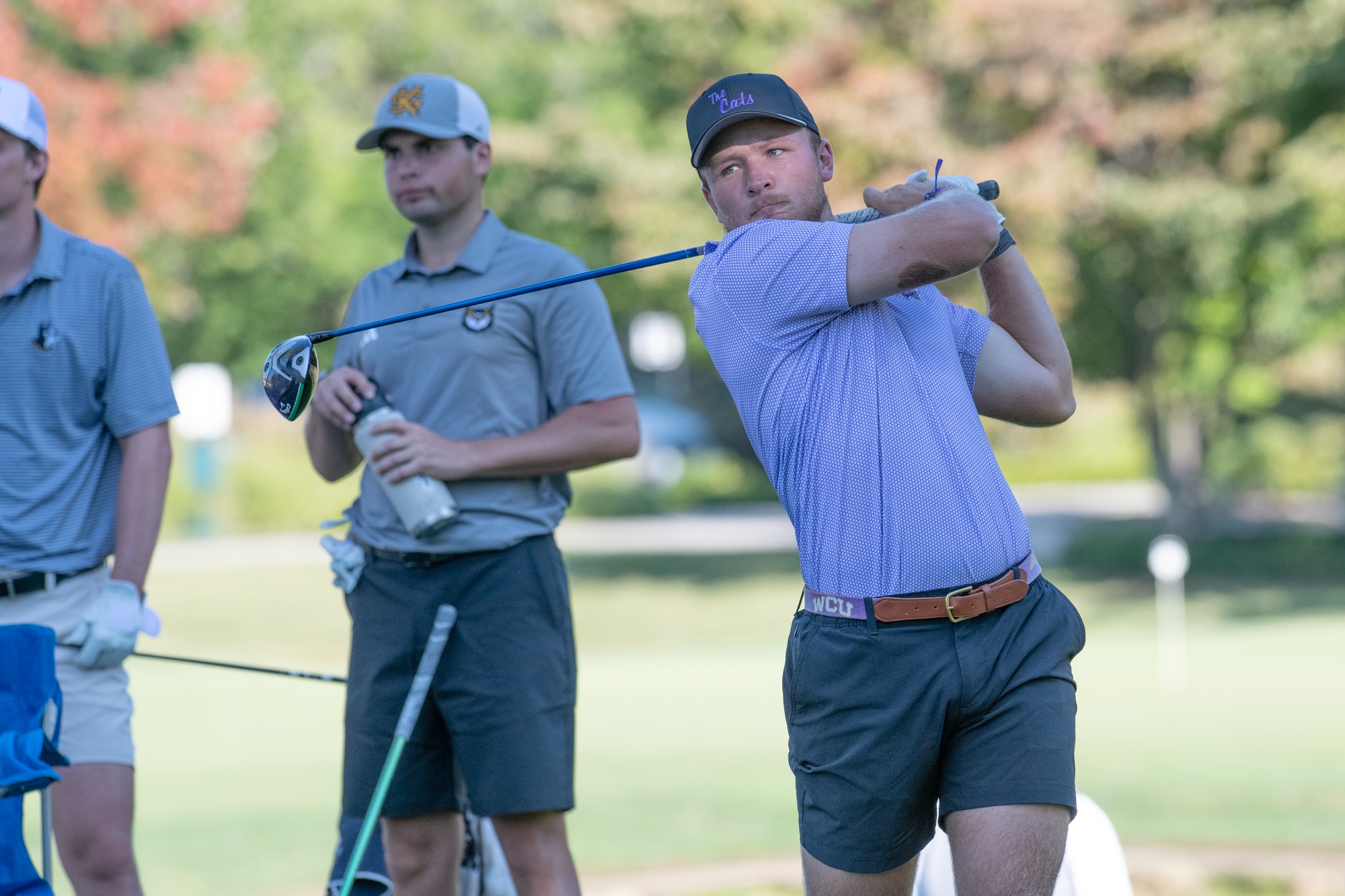WCU's Tyler Jones during Monday's second round of the 2026 JT Poston Invitational at the Waynesville Inn & Golf Club.