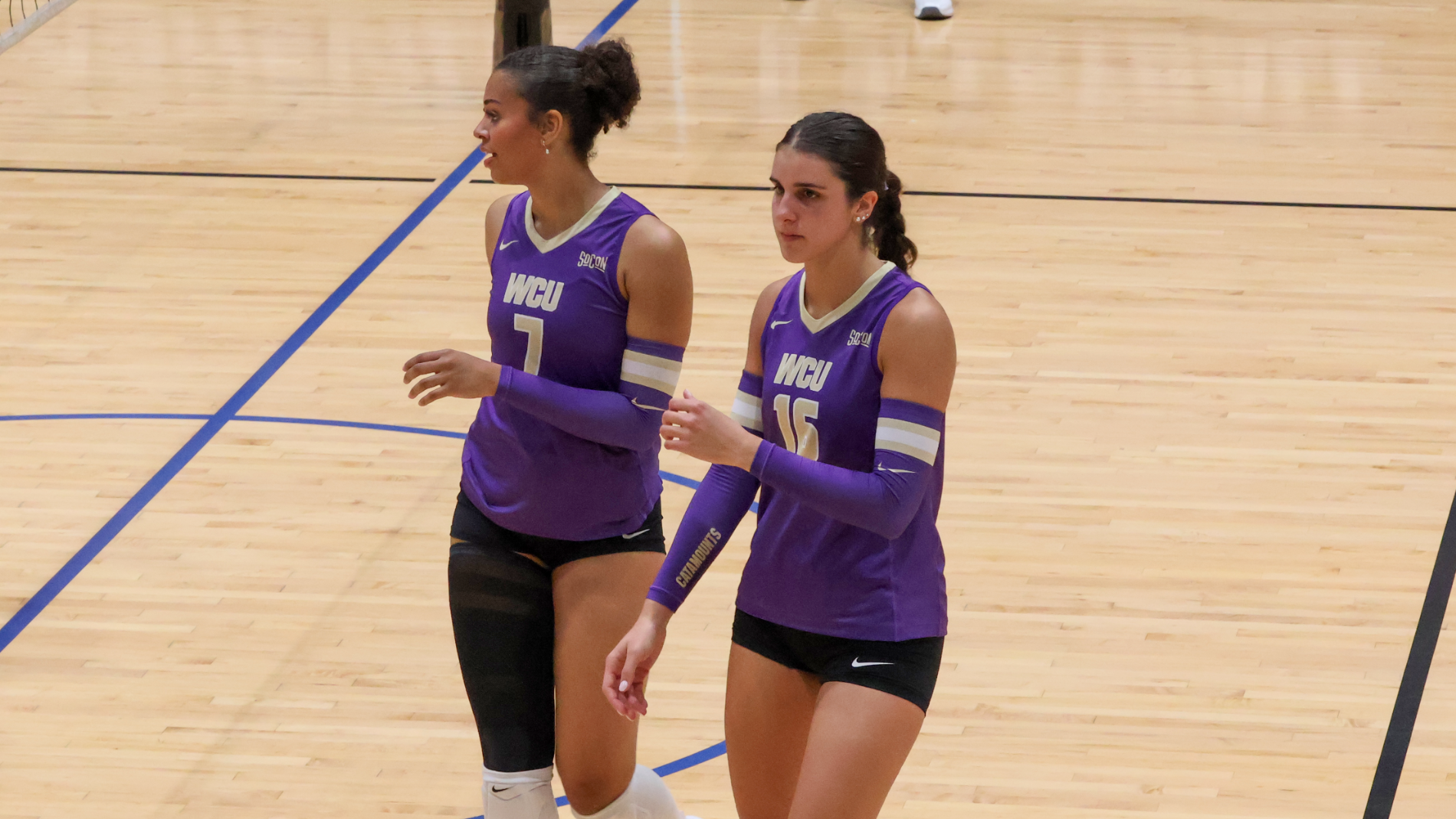 Sophia Marini & Aiyana Harris vs UNC Asheville 