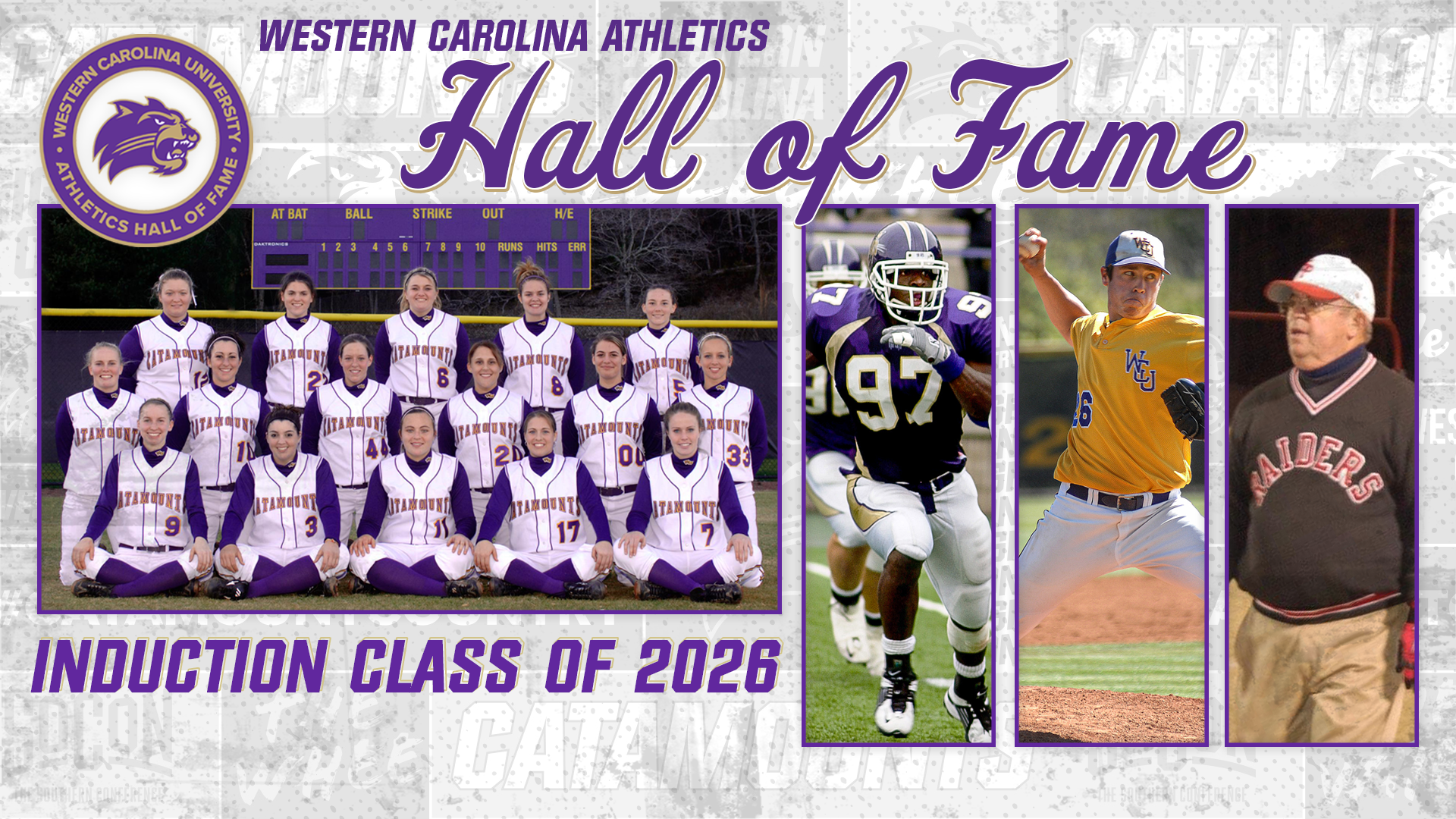 2026 WCU Athletics Hall of Fame - FRONT
