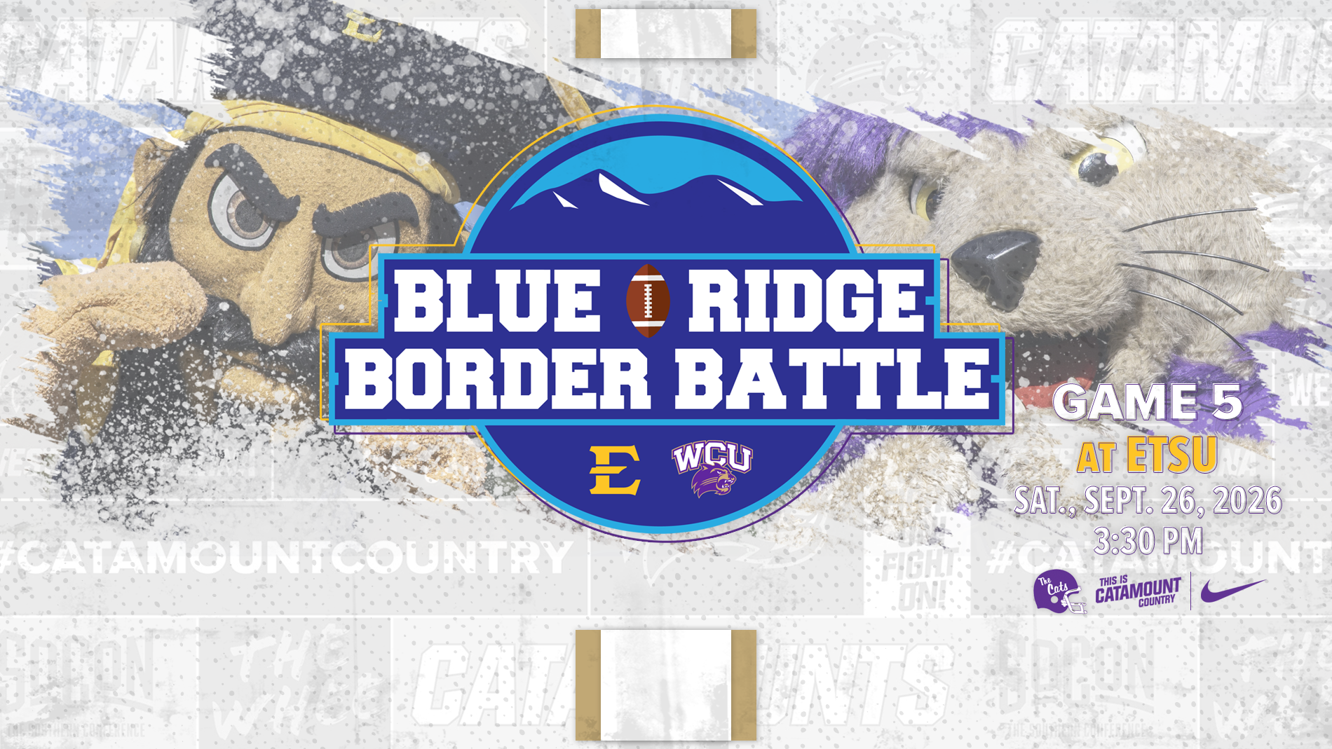 2026 - Western Carolina at ETSU - Blue Ridge Border Battle - FRONT