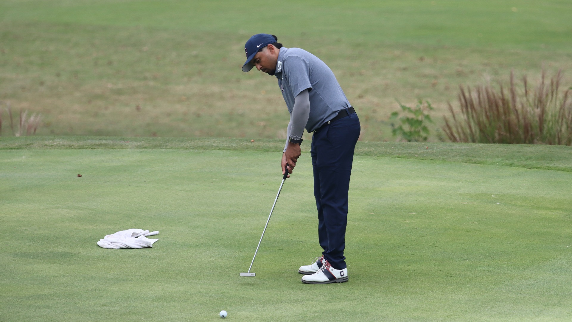 Pranay Kapur putting at The Rendleman