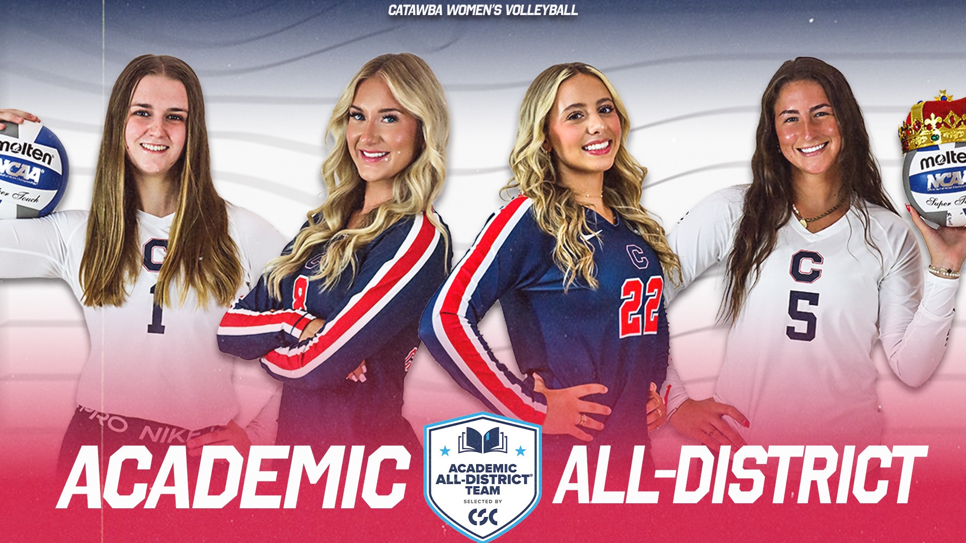 Women's Volleyball Academic All-District 2025