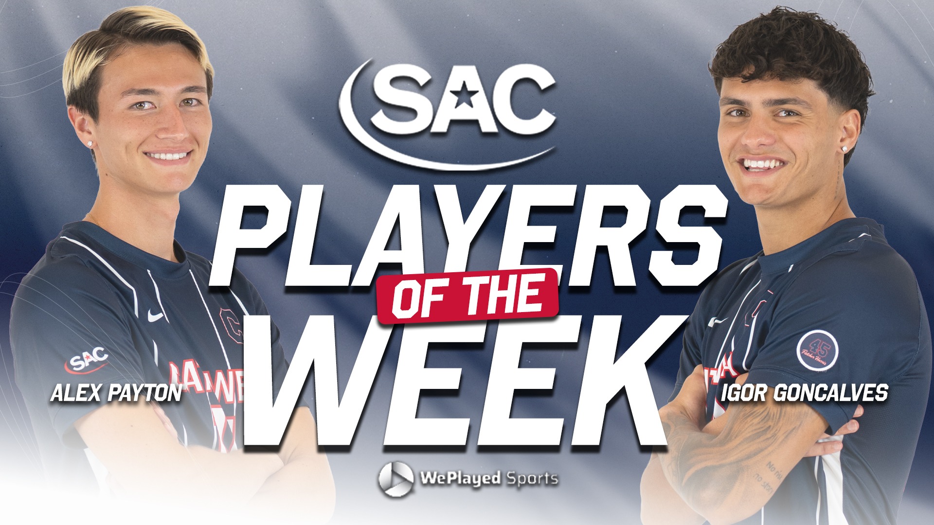 Payton & Gonçalves SAC Players of the Week MSOC