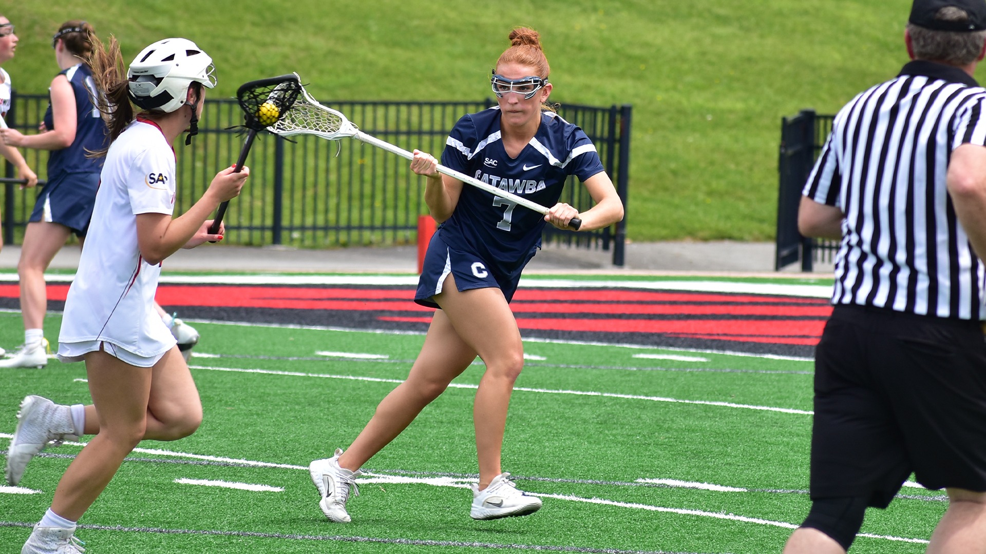 Emily Better playing defense at UVA Wise