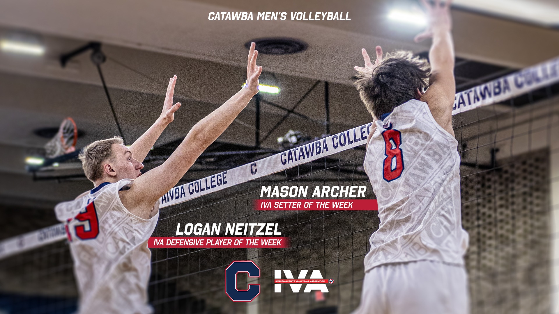 Logan Neitzel and Mason Archer named IVA Players of the Week