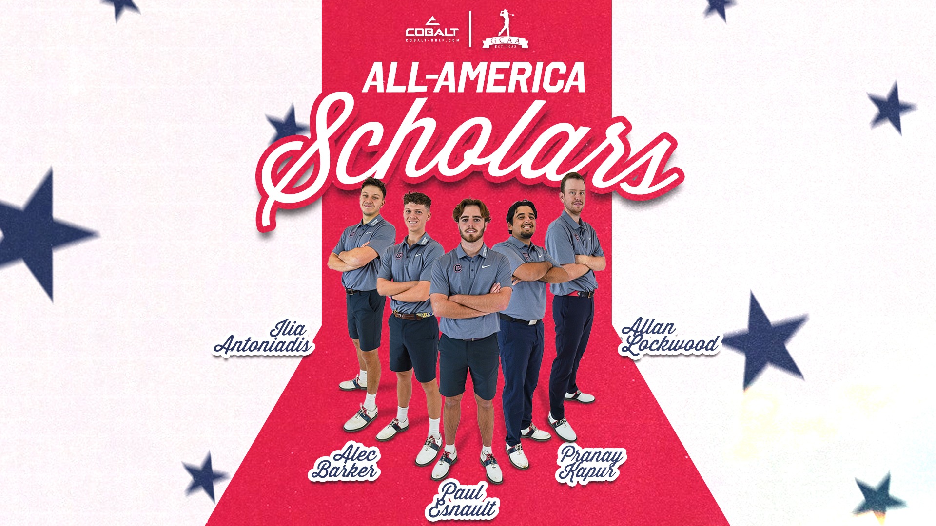 Men's Golf Cobalt All-America