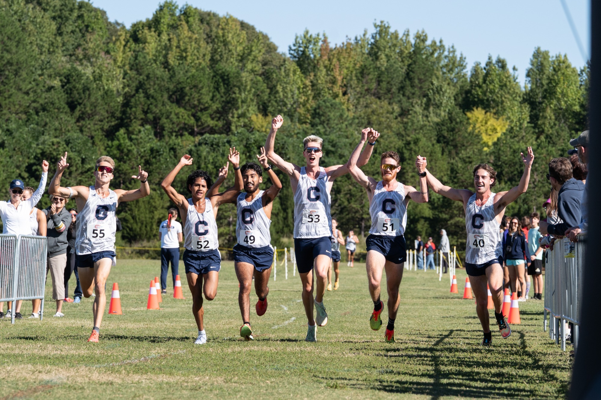 Men's Cross Country ChicknLegs Finish