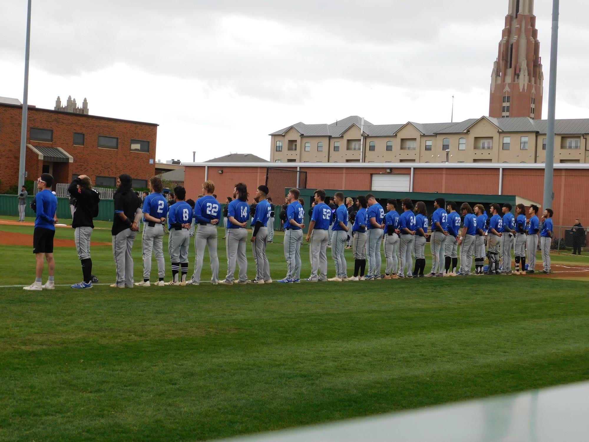 Baseball Lining Up