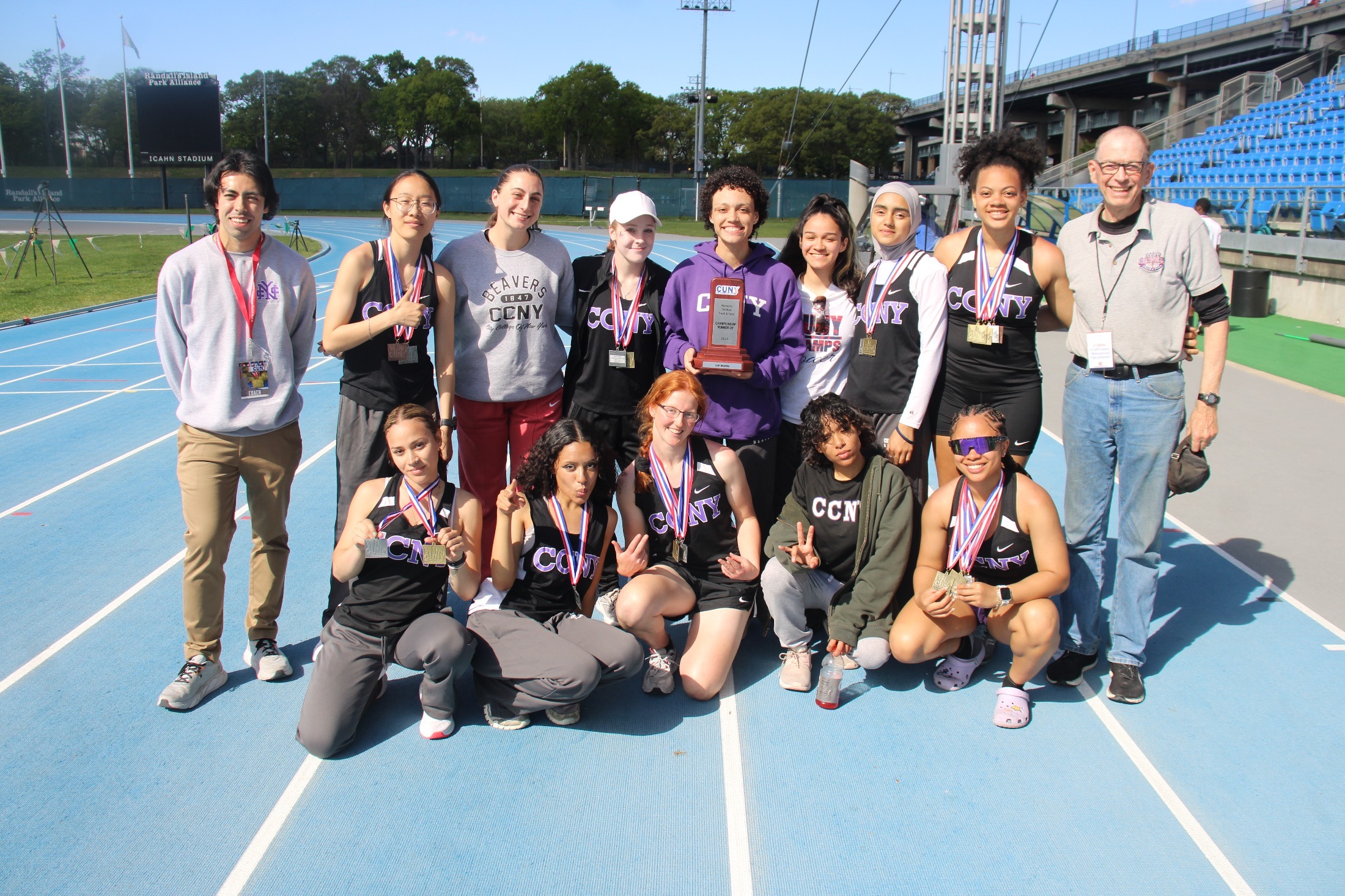 2023 Women's TF - CUNYAC Seocnd Place