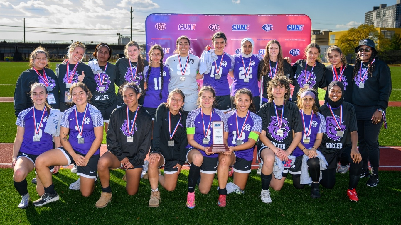 2025 CCNY Women's Soccer Runner ups