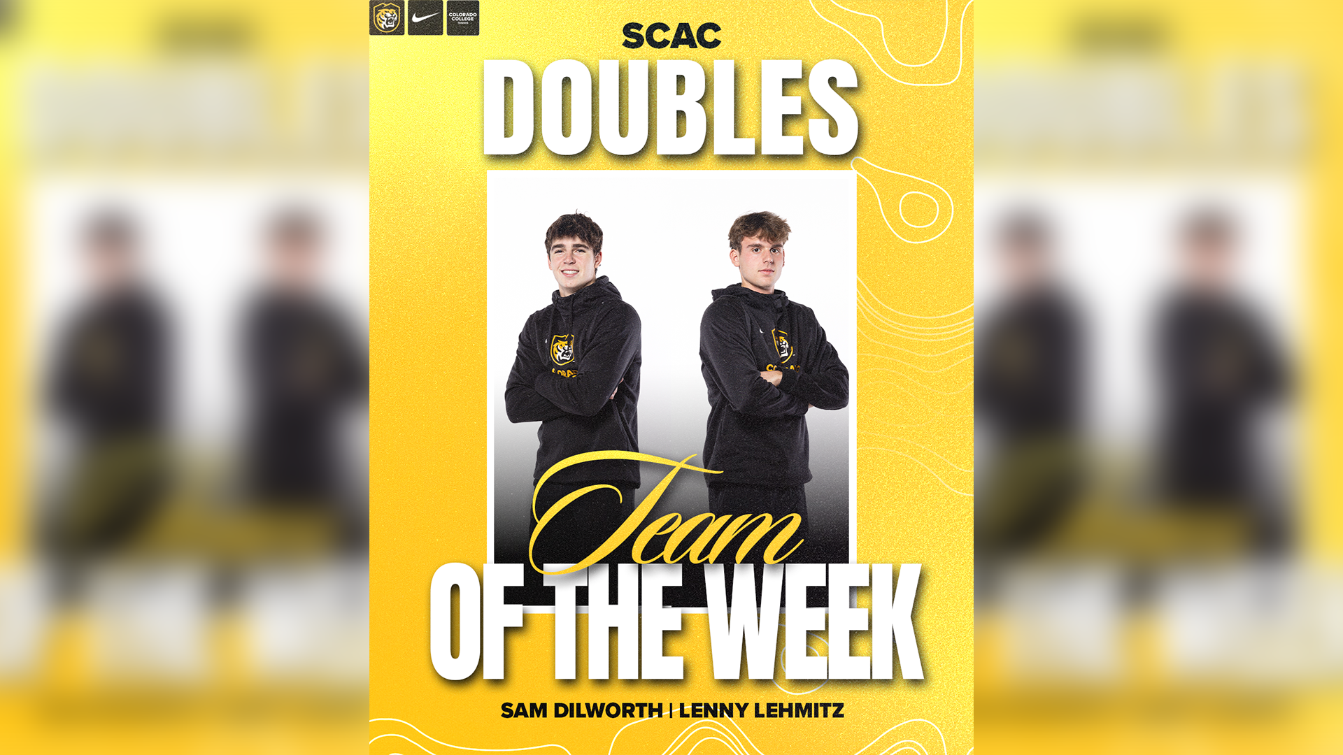 SCAC MTEN Doubles Team OTW