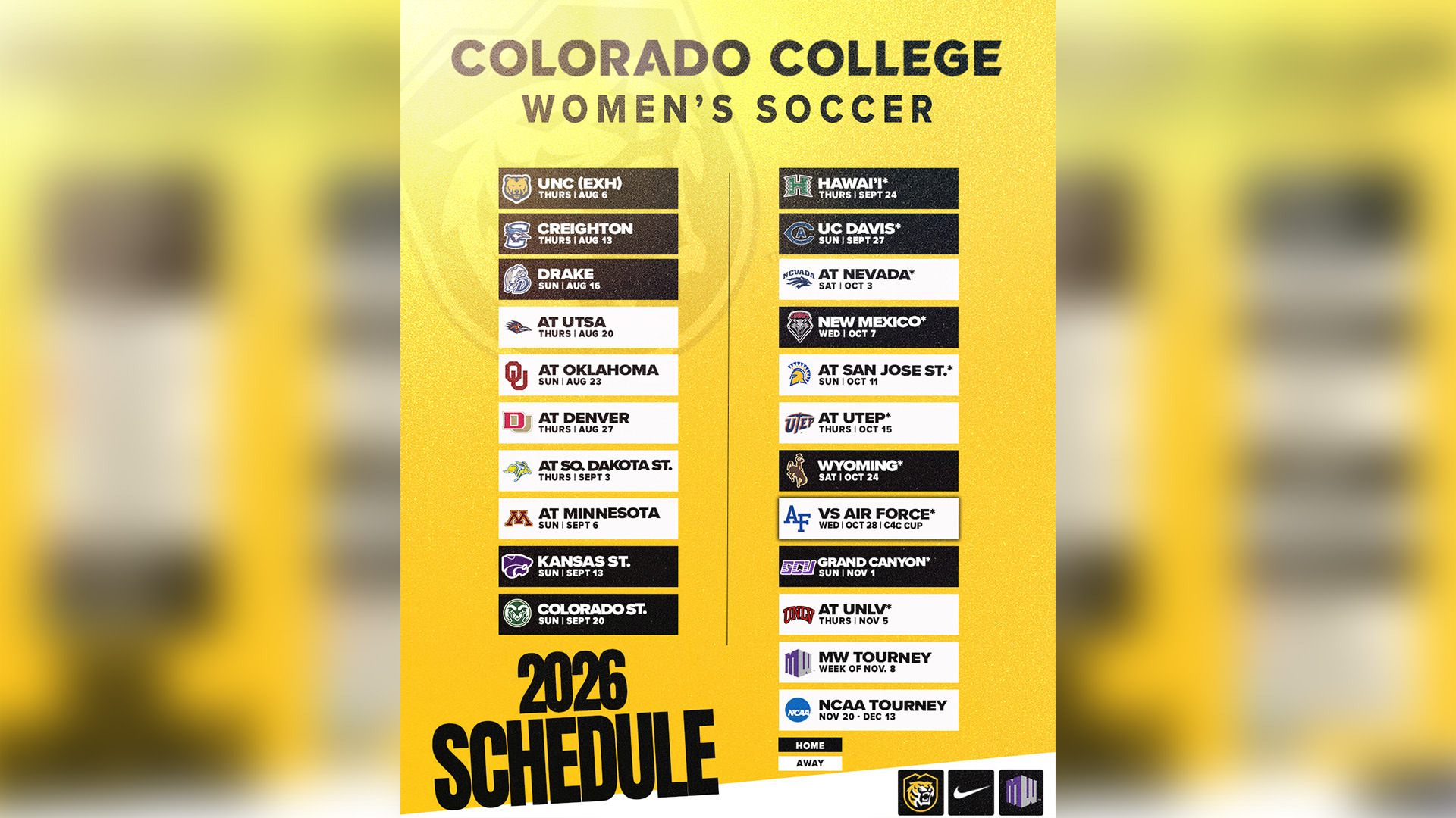 WSOC Schedule web