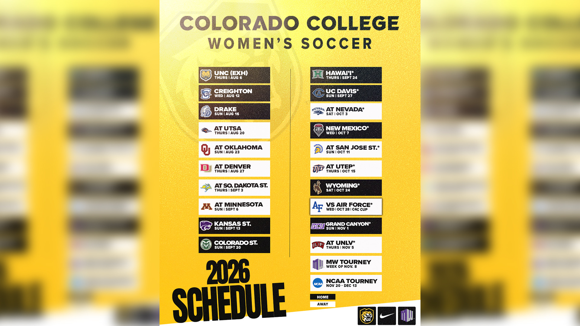 WSOC Schedule web