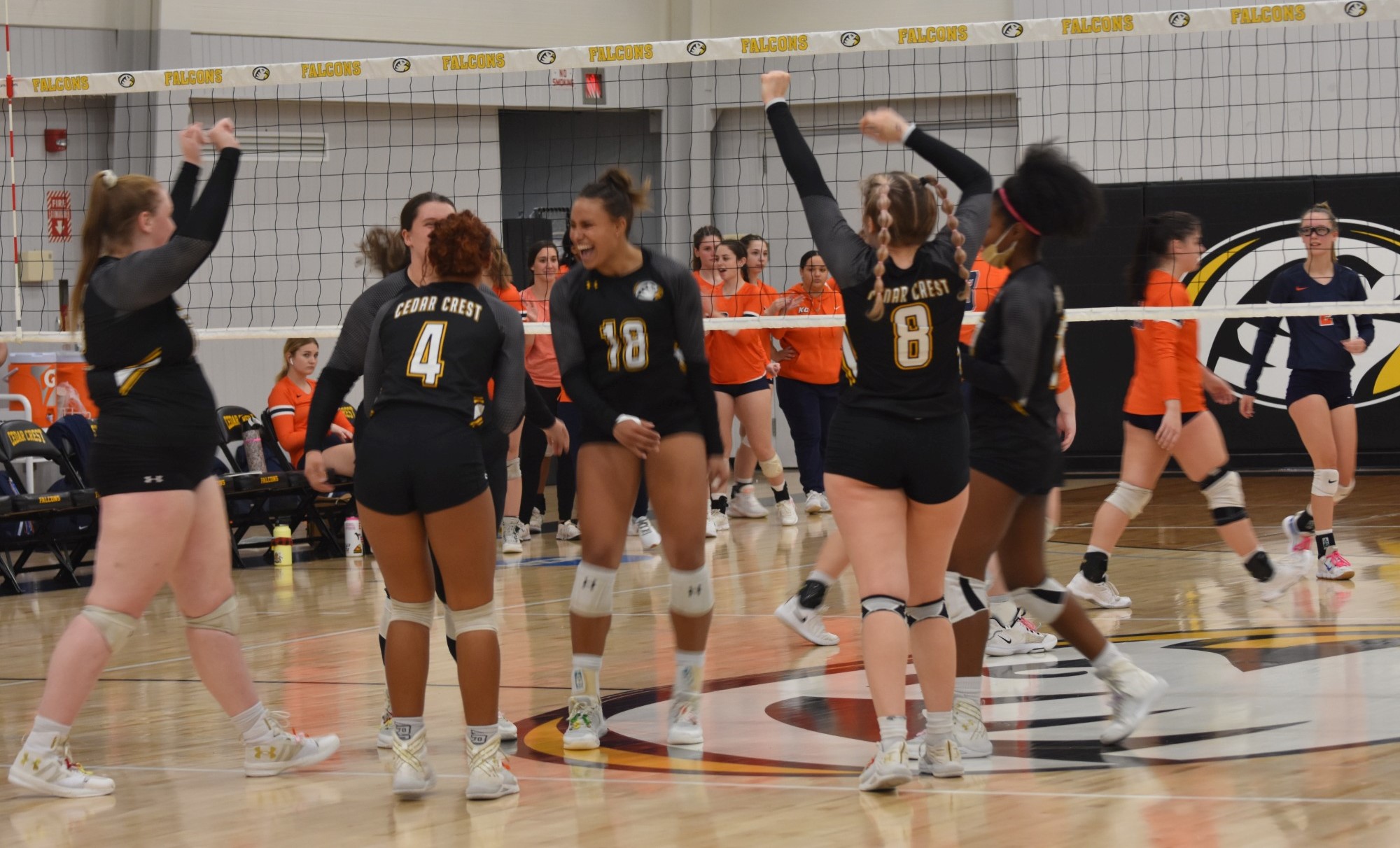 Volleyball Advances to CSAC Championship with Sweep of Keystone Cedar
