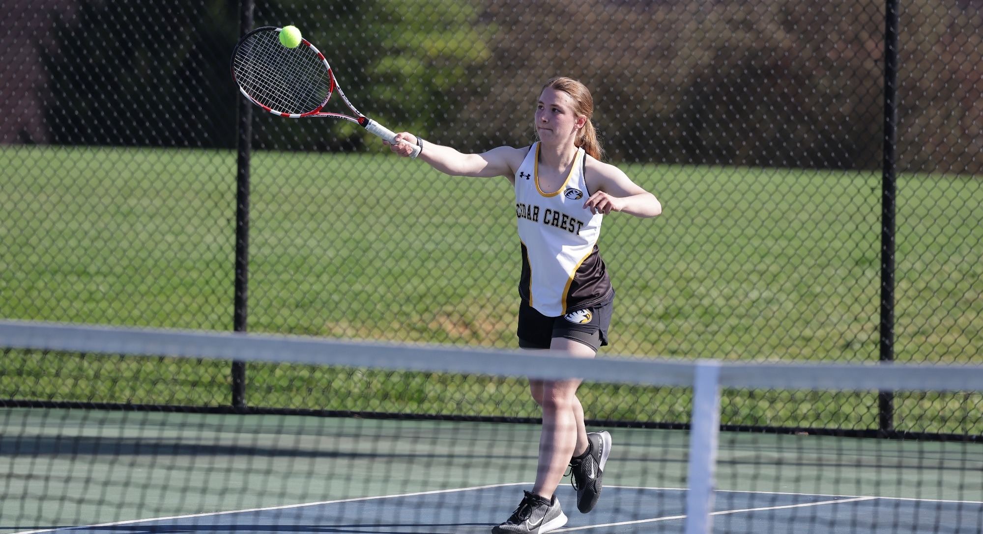 Tennis Tripped Up at Neumann; Browning Earns Wins at Singles and Doubles Cedar Crest College