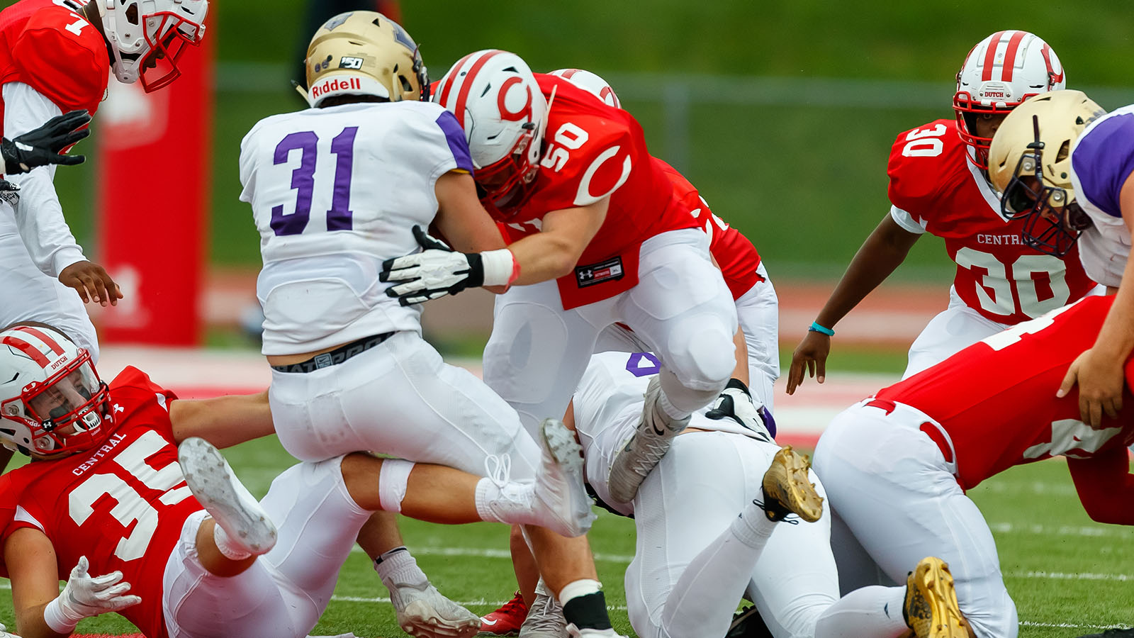 Derrick Voss Football Central College Athletics