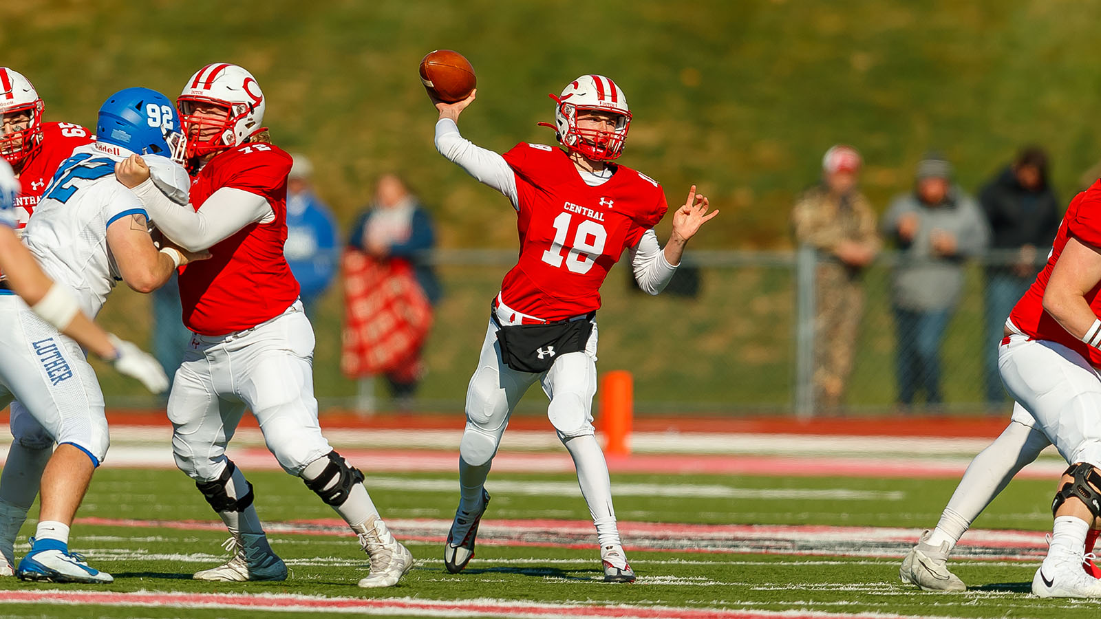 Hunter Hoffman Football Central College Athletics