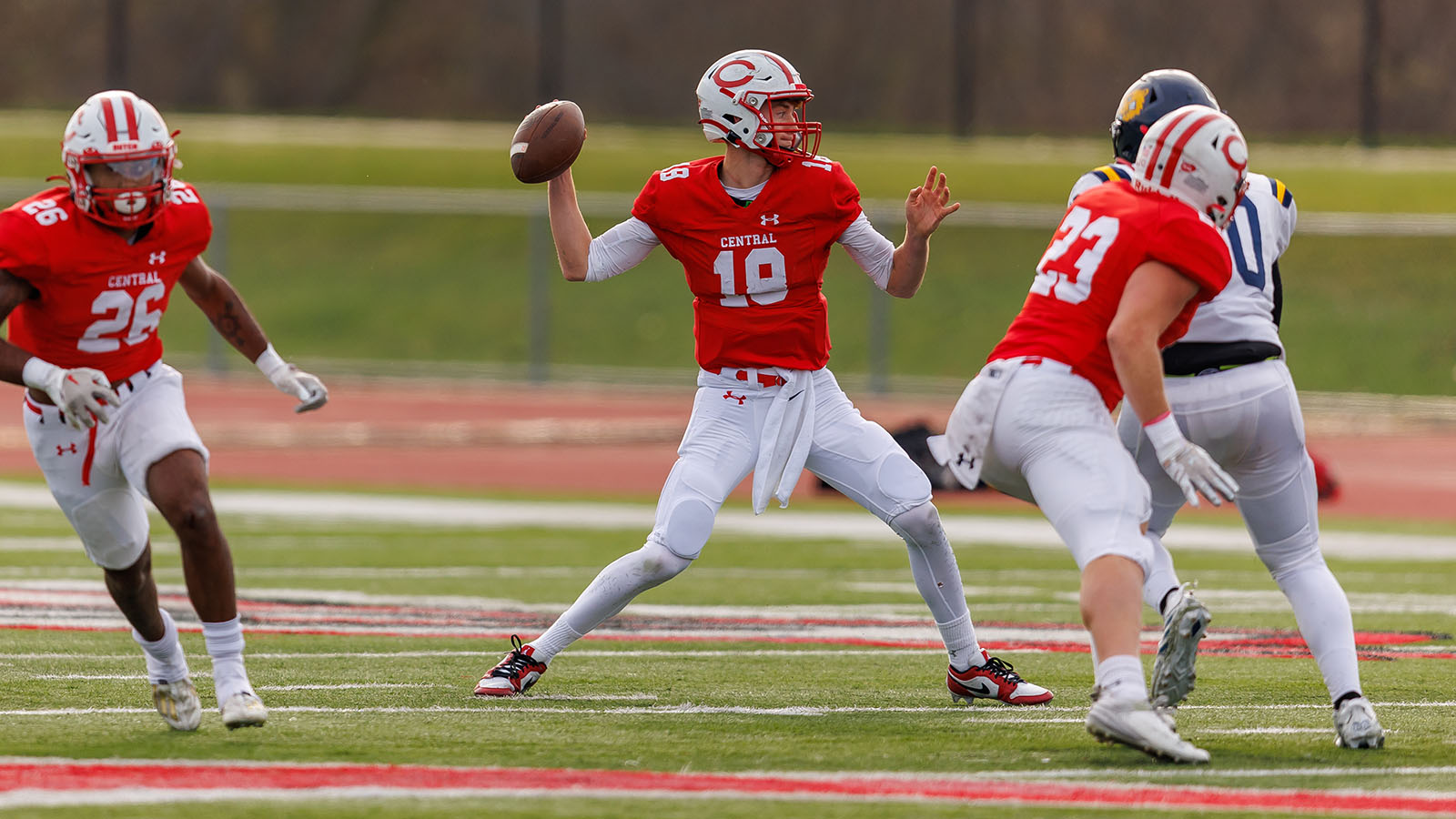 Hunter Hoffman Football Central College Athletics
