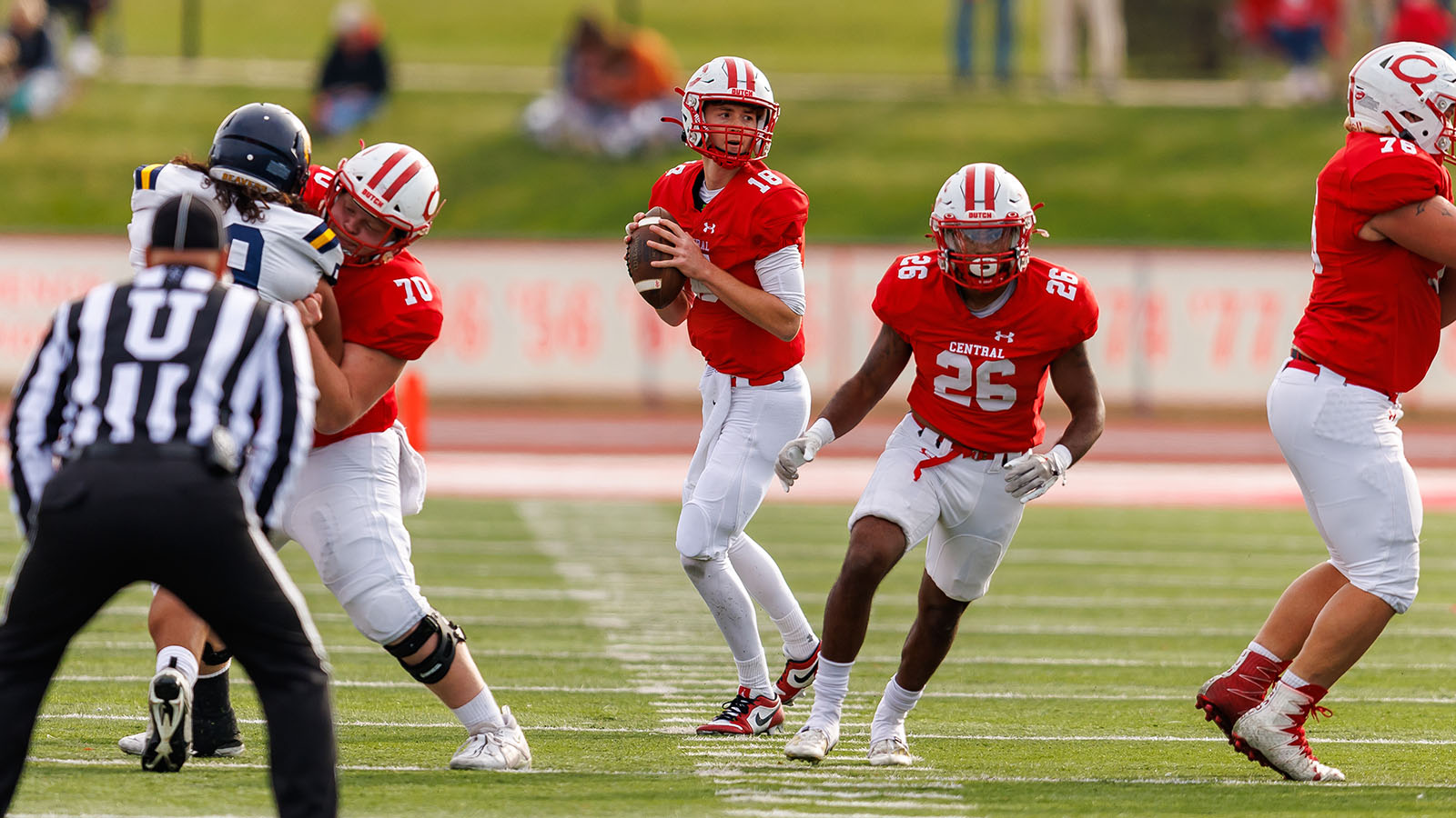 Hunter Hoffman Football Central College Athletics