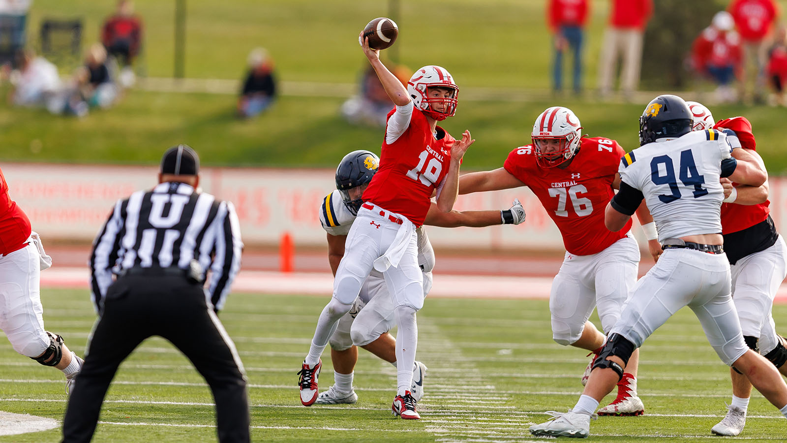 Hunter Hoffman Football Central College Athletics