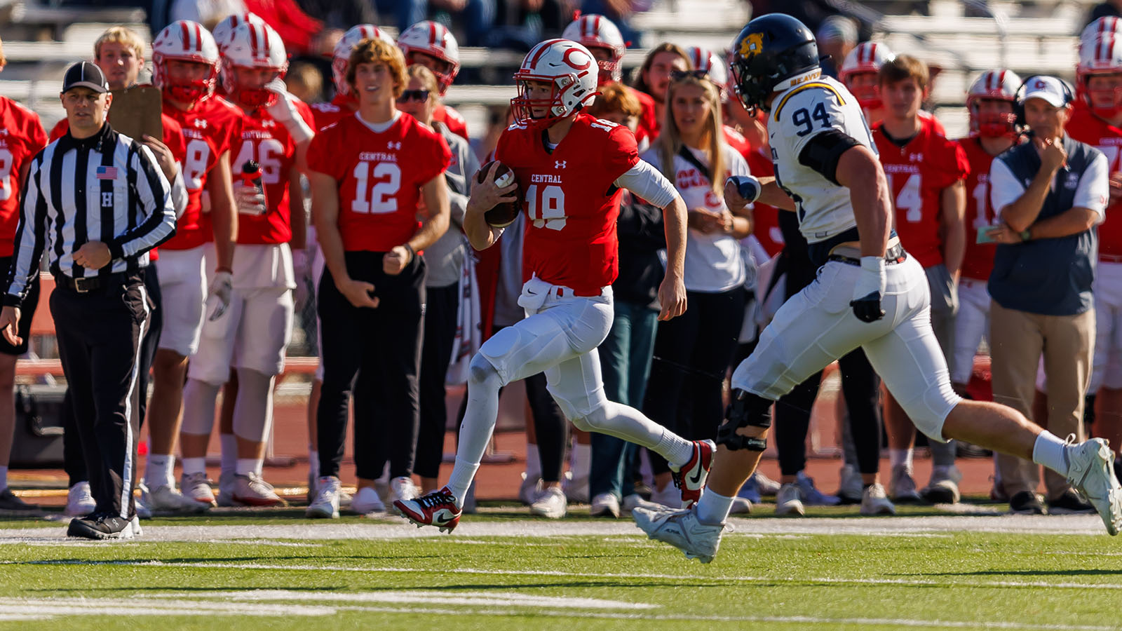 Hunter Hoffman Football Central College Athletics