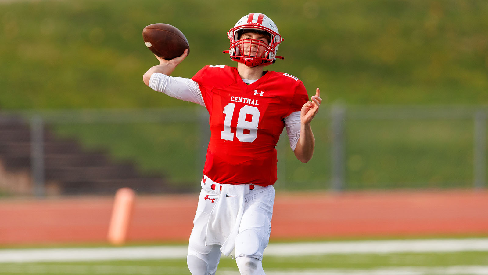 Hunter Hoffman Football Central College Athletics