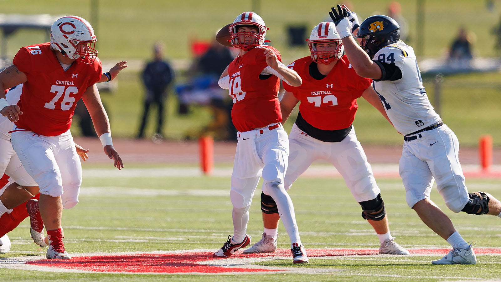 Hunter Hoffman Football Central College Athletics
