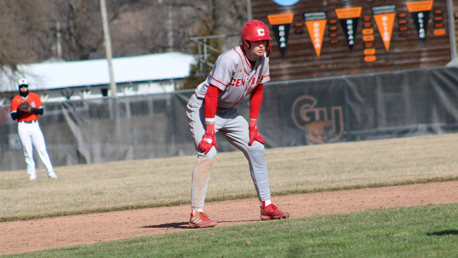 Patrick Krapfl leads off second