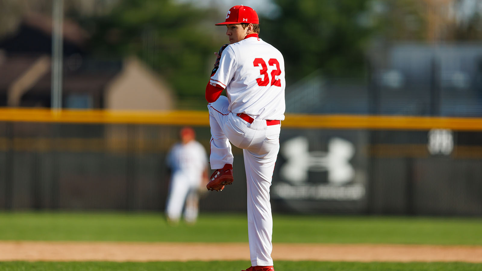 Bo Gerbracht pitches the ball