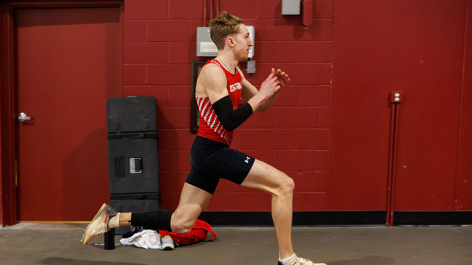 Kale Purcell preparing to jump