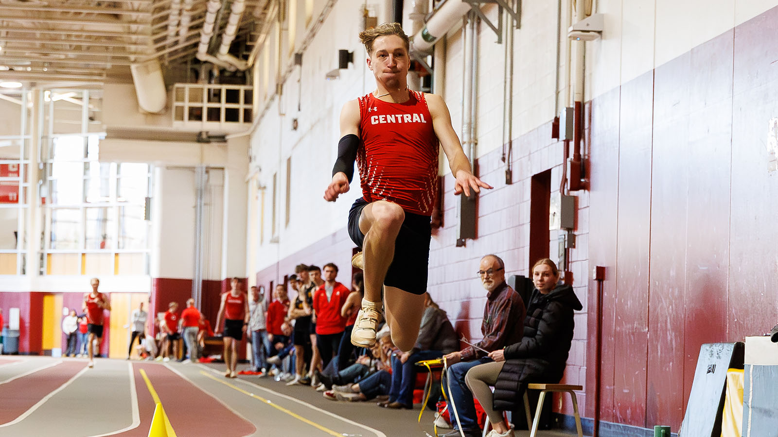 Kale Purcell in the air after 3 jumps