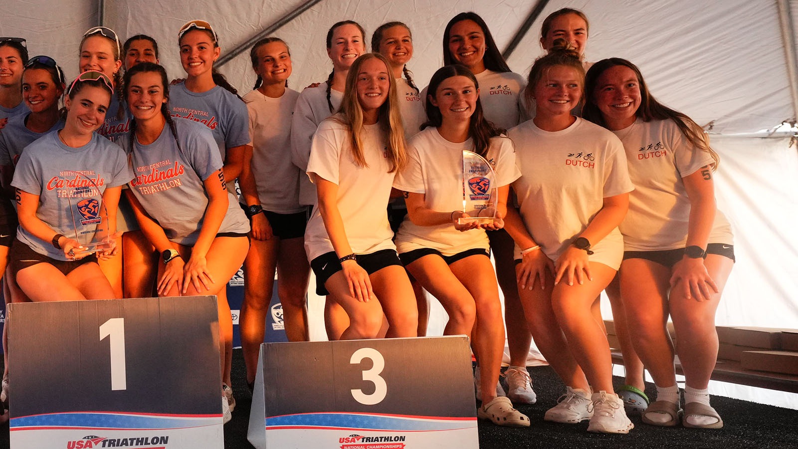 Central team in third place at triathlon nationals