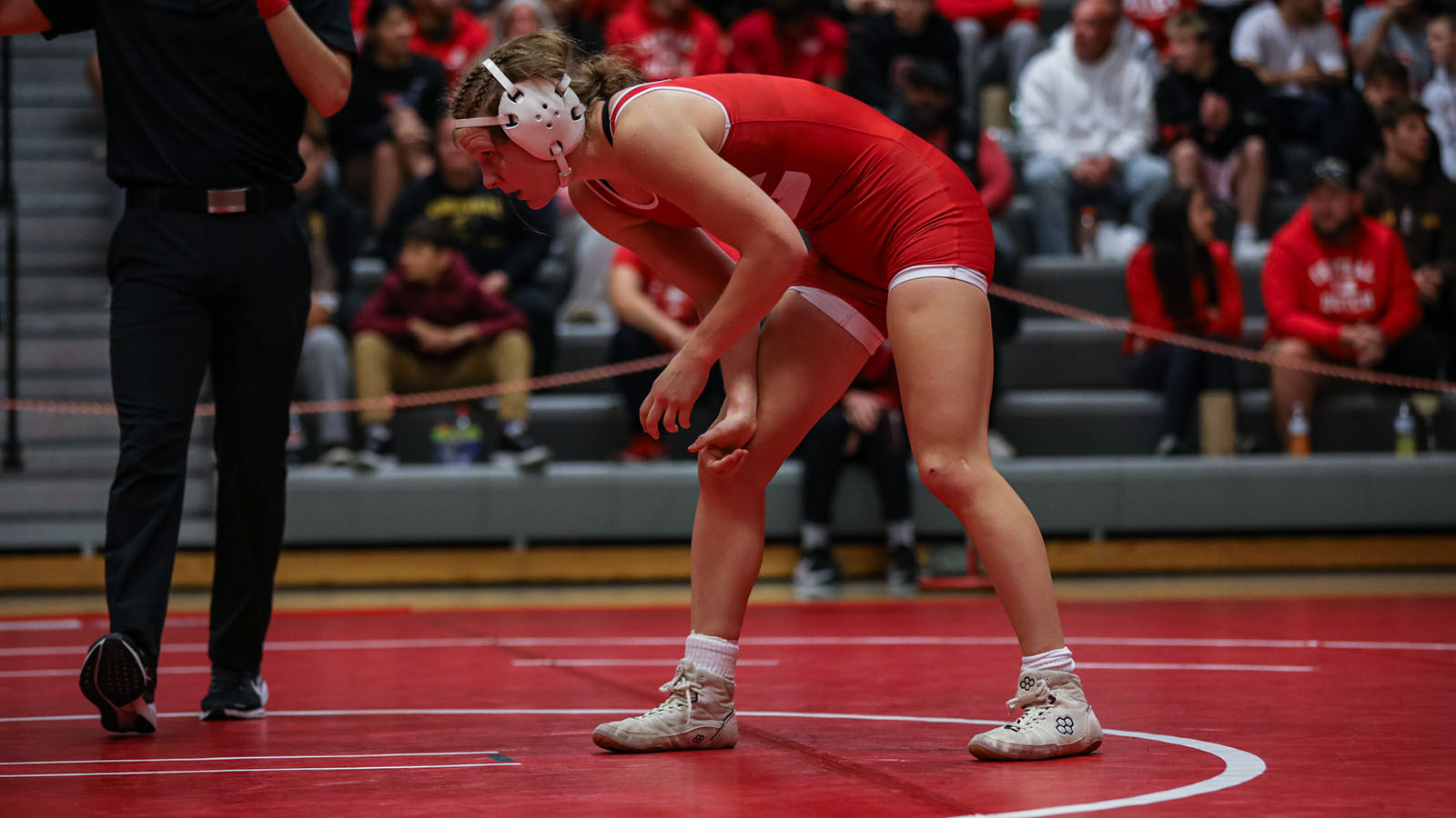 Esther Belzer is ready to start a match