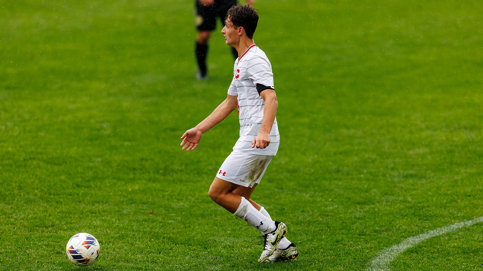 Alejo Marcon looks for a pass