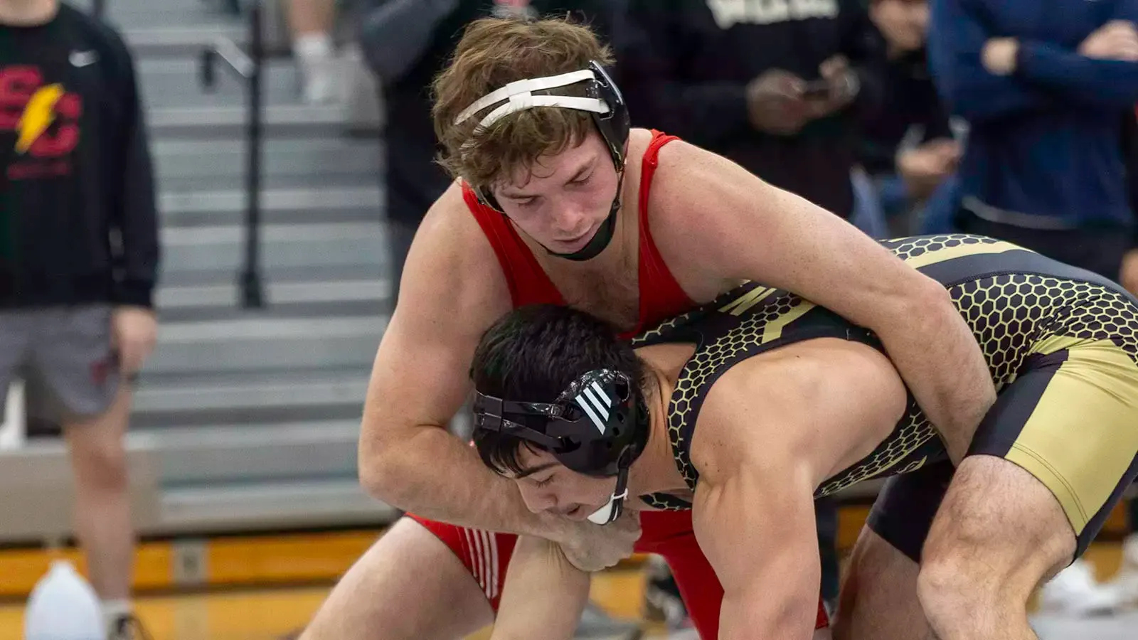 Kale Downey wrestling on top