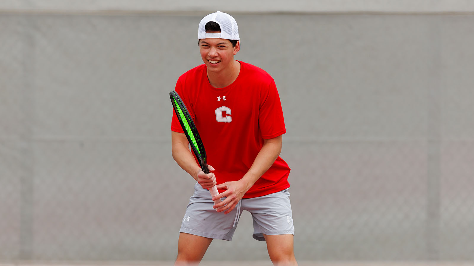 Donovan Klish ready for the serve