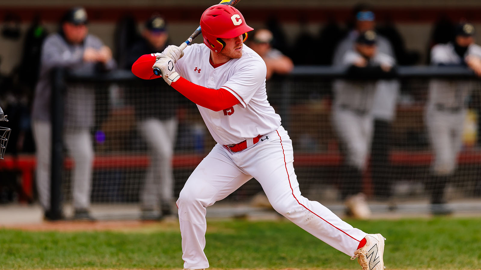 Brayden Sawyer timing the pitch