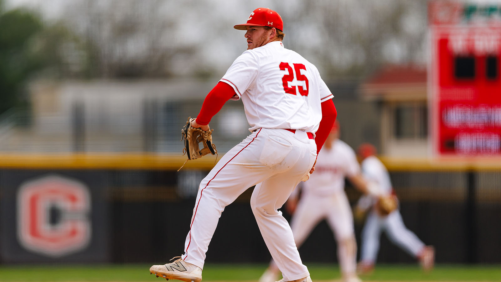 Brayden Sawyer eying the pitch location