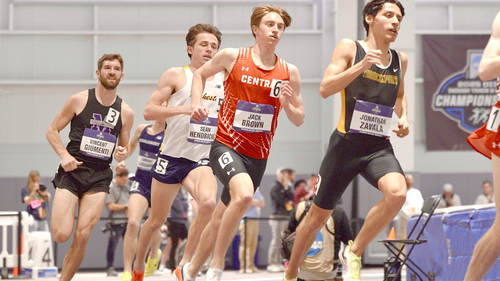 Jack Brown chasing the leader