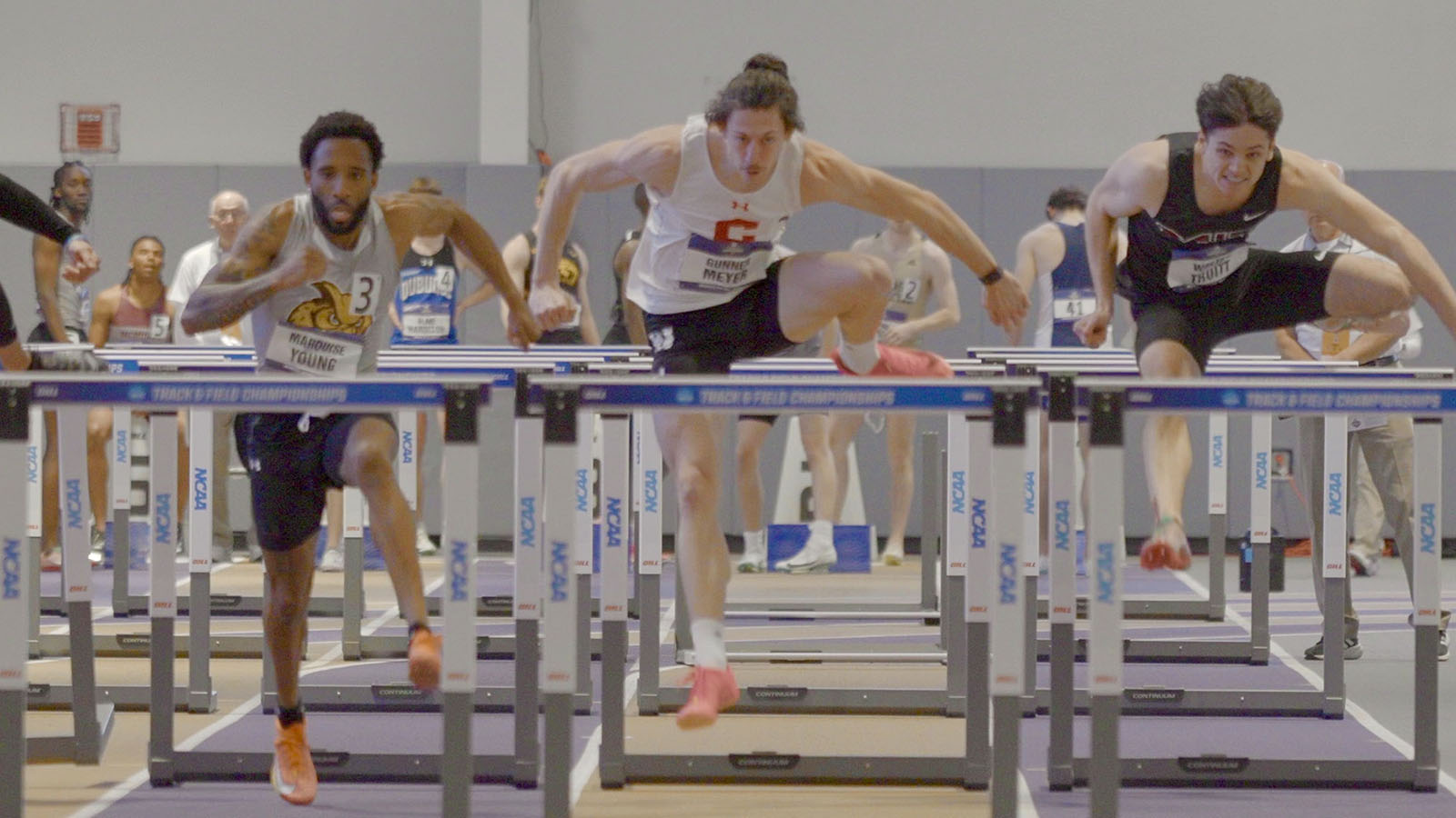 Gunner Meyer in a tight race