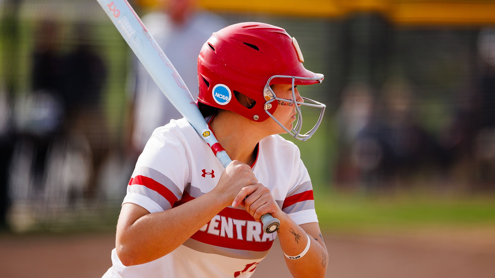 Katelyn McCallum eying the pitcher