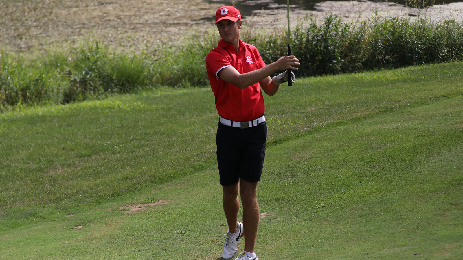 Maison Brandt follows through iron shot