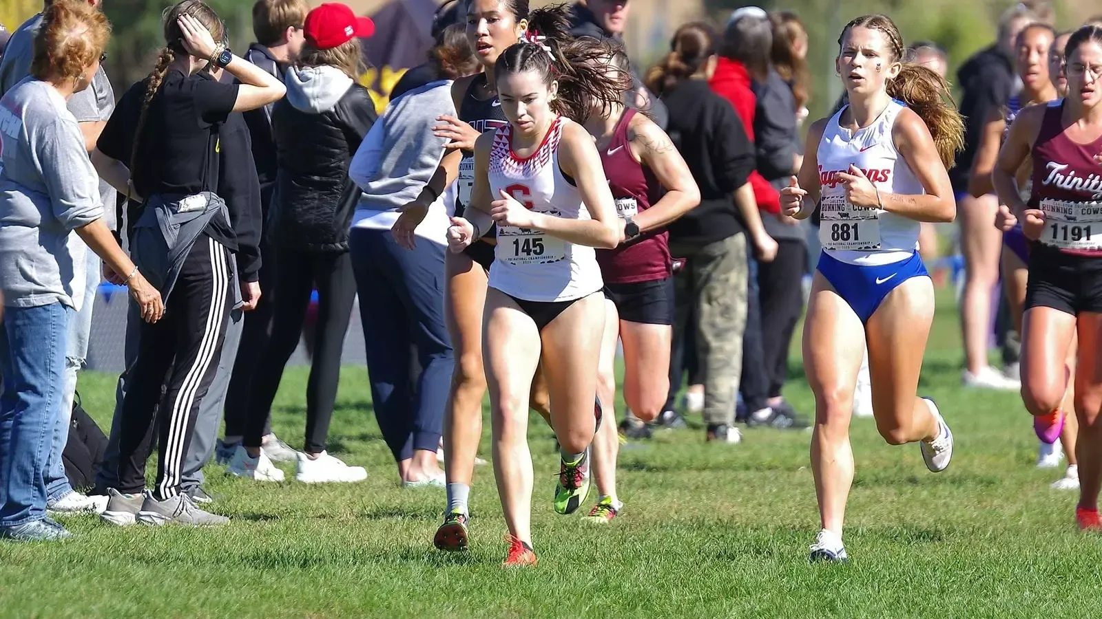 Maddy Stevens racing at Running of the Cows
